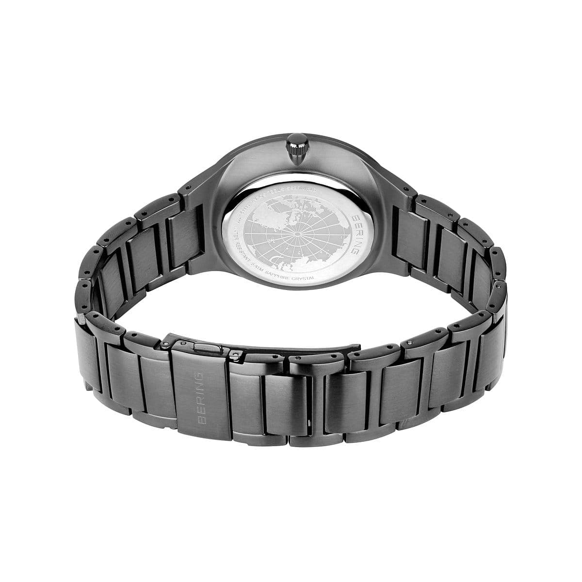 BERING Solar Polished/Brushed Grey 42mm Grey Dial Men's Watch 14442-777