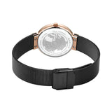 BERING Classic Polished/Brushed Rose Gold 31mm Black Dial Women's Watch 14531-166