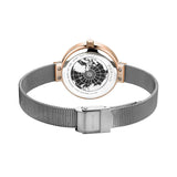 BERING Solar Polished Rose Gold 31mm Grey Dial Women's Watch 14631-369