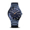 BERING Titanium Brushed Blue 39mm Blue Dial Men's Watch 15239-797
