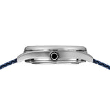 BERING Automatic Polished/Brushed Silver 43mm Blue Sunray Men's Watch 16743-307
