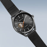 BERING Automatic Polished/Brushed Grey 43mm Grey Sunray Men's Watch 16743-377
