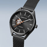 BERING Automatic Polished/Brushed Grey 43mm Grey Sunray Men's Watch 16743-377