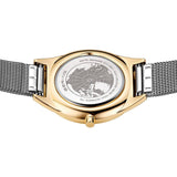 BERING Ultra Slim Polished Gold 31mm Silver Dial Women's Watch 17031-010