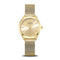 BERING Solar Polished Gold 35mm Gold Sunray Dial Women's Watch 17331-333