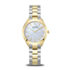 BERING Solar Polished Silver 31mm Mother of Pearl Dial Women's Watch 17331-710