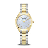 BERING Solar Polished Silver 31mm Mother of Pearl Dial Women's Watch 17331-710