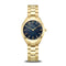 BERING Solar Polished Gold 31mm Deep Blue Mother of Pearl Dial Women's Watch 17331-732