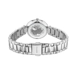 BERING Classic Polished Silver 30mm Grey Diamond Dial Women's Watch 17529-700