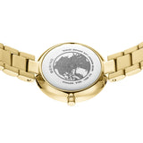 BERING Classic Polished Gold 30mm Silver Sunray Dial Women's Watch 17529-730