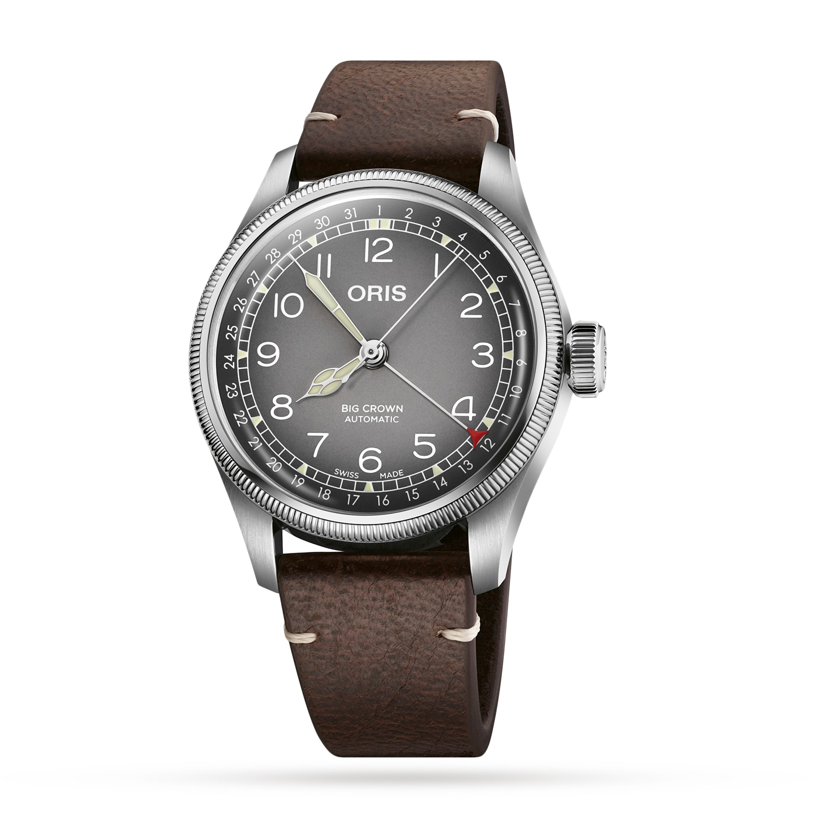 Oris Big Crown Oris x Cervo Volante 38mm Grey Dial Men's Watch 01 754 7779 4063-Set