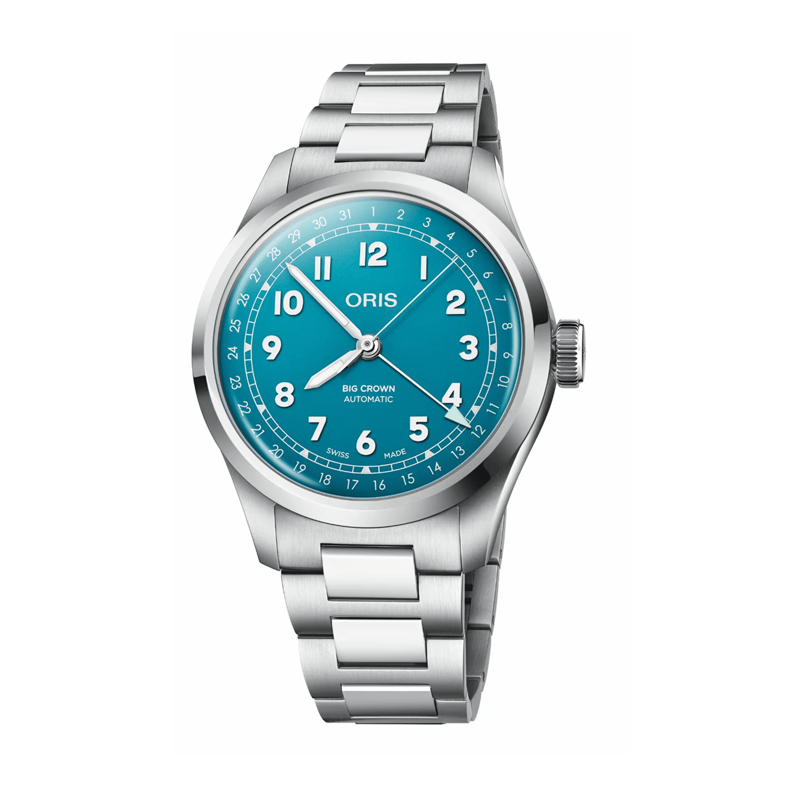 Oris Big Crown Pointer Date 40mm Blue Dial Steel Men's Watch 01 754 7798 4065-07 8 20 06