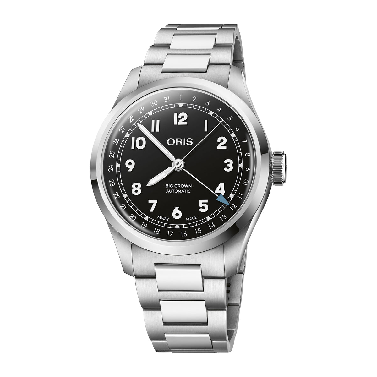 Oris Big Crown Pointer Date 40mm Black Dial Men's Watch 01 754 7798 4064-07 8 20 06