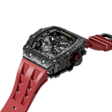 Tsar Bomba Elemental Carbon 43mm Black Skeleton Dial Men's Watch TB8208CF-39