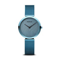 BERING Charity Polished Blue 32mm Blue Sunray Dial Women's Watch 18132-Charity2