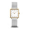 BERING Classic Polished Gold 26mm White Dial Women's Watch 18226-010