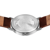BERING Maxi Titanium Date Numerical Watch Blue Brown 40mm Blue Dial Men's Watch 18640-505