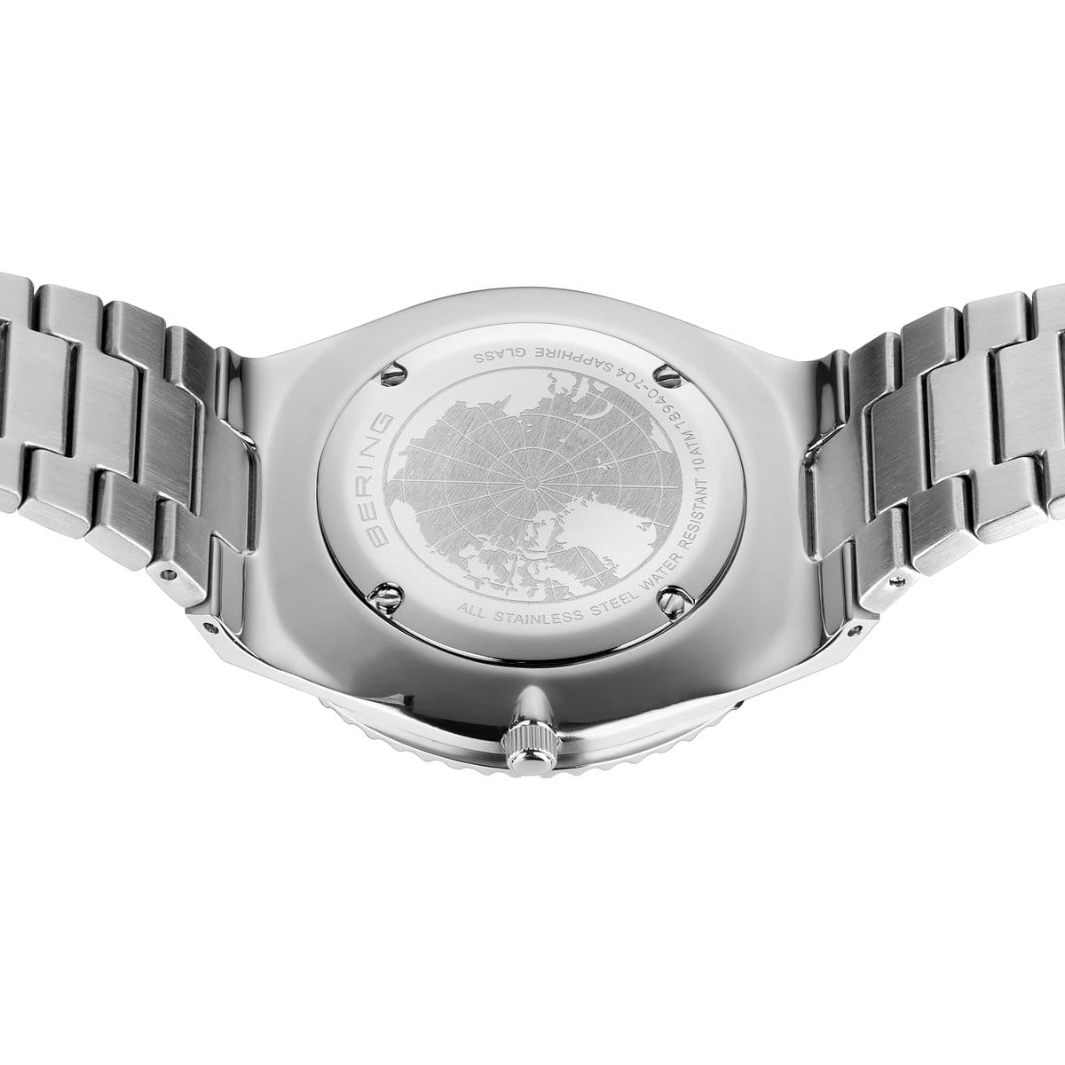 BERING Classic Polished/Brushed Silver 40mm Men's Watch 18940-704