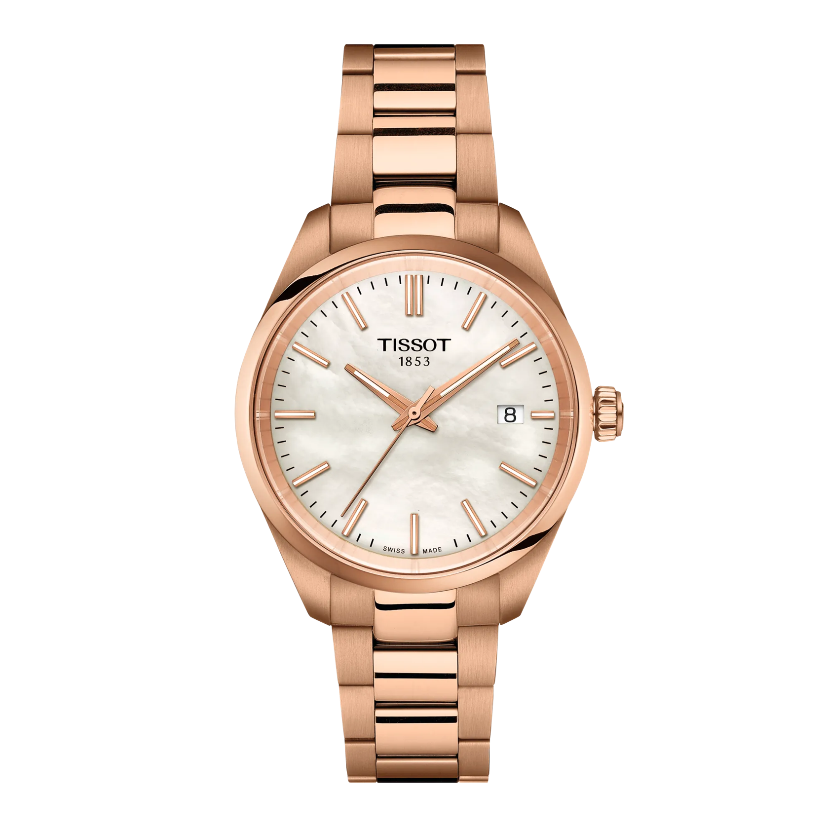 Tissot PR 100 34mm White Mother of Pearl Dial Women's Watch T1502103311100