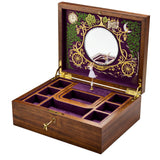 WOLF Ballet Musical Jewellery Box Cinderella Walnut Wood 190017