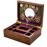 WOLF Ballet Musical Jewellery Box Cinderella Walnut Wood 190017