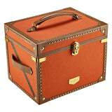 WOLF Ida Trunk Jewellery Box Orange 190039