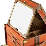 WOLF Ida Trunk Jewellery Box Orange 190039