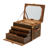 WOLF Ida Trunk Jewellery Box Khaki 190041