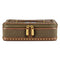 WOLF Ida Travel Zip Jewellery Case Khaki 190042