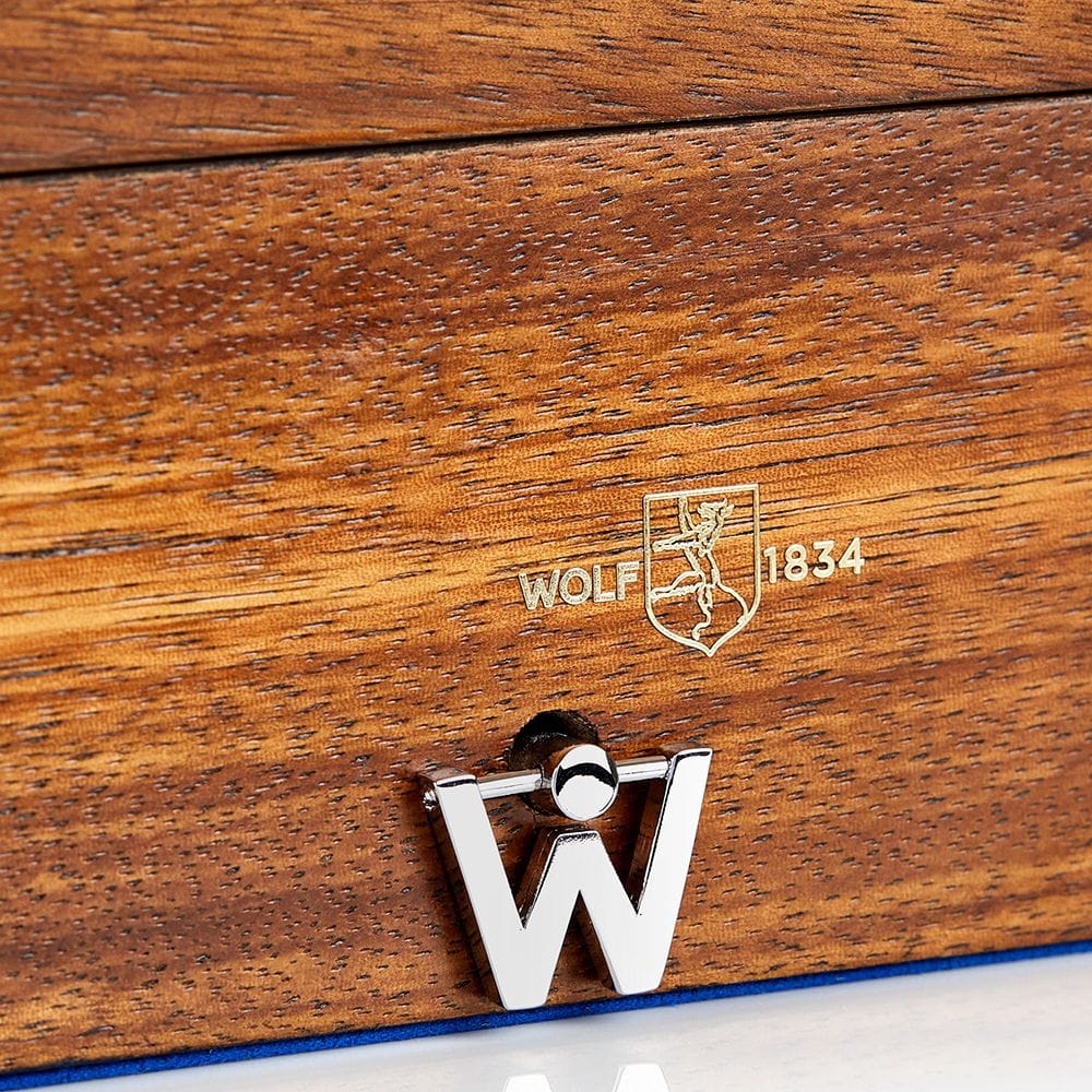 WOLF Ballet Musical Jewelry Box – Swan Lake Walnut Wood 190106