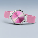 BERING Classic Polished Silver 31mm Multicolor Dial Women's Watch 19031-999-GWP