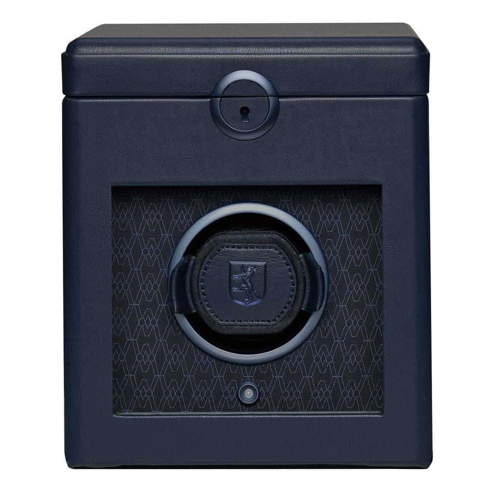 WOLF Earth Single Watch Winder Midnight Blue 190317