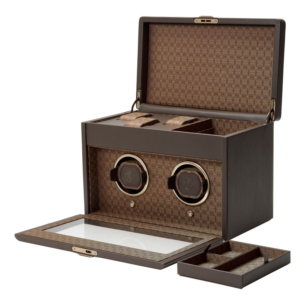 WOLF Earth Double Watch Winder Coffee 190406