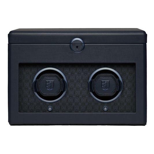 WOLF Earth Double Watch Winder Midnight Blue 190417