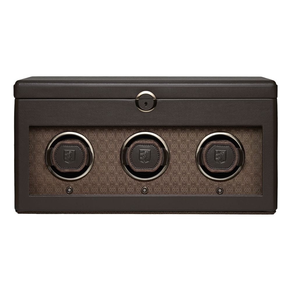 WOLF Earth Triple Watch Winder Coffee 190506