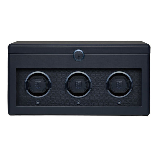 WOLF Earth Triple Watch Winder Midnight Blue 190517