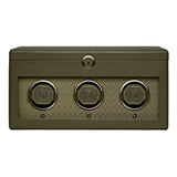 WOLF Earth Triple Watch Winder Olive 190541