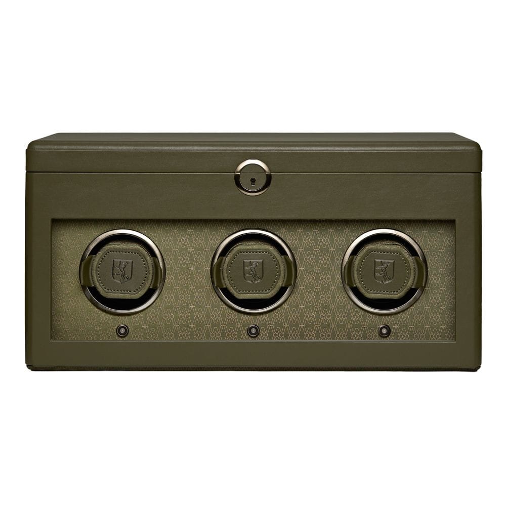 WOLF Earth Triple Watch Winder Olive 190541