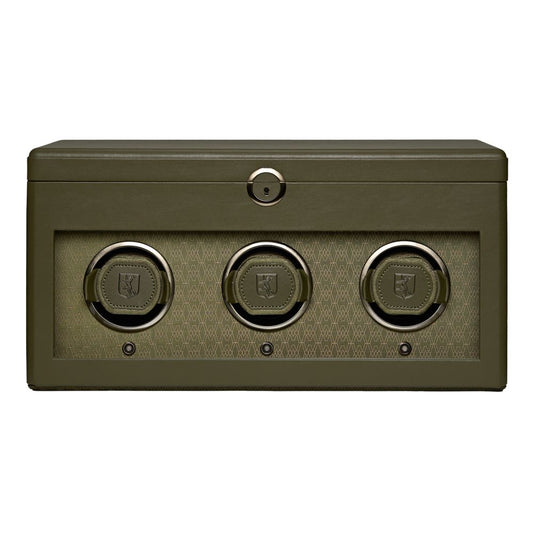 WOLF Earth Triple Watch Winder Olive 190541
