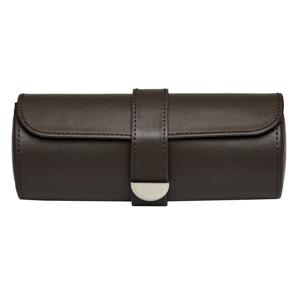 WOLF Earth Triple Watch Roll Coffee 190606