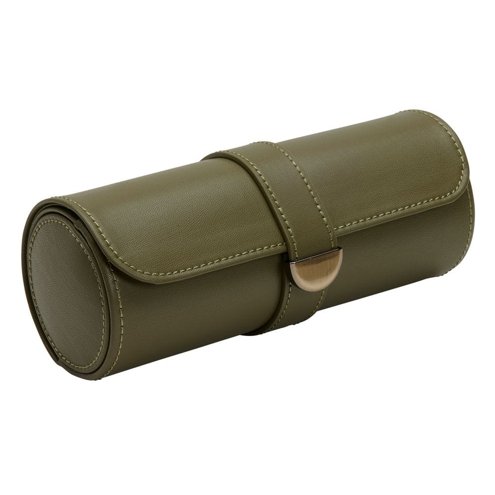 WOLF Earth Triple Watch Roll Olive 190641
