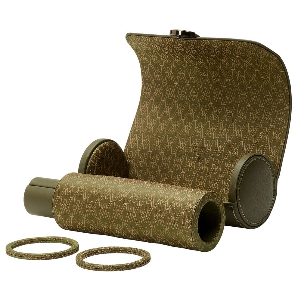 WOLF Earth Triple Watch Roll Olive 190641