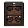 WOLF Earth 4 Piece Watch Winder Coffee 191406