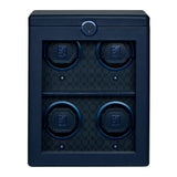 WOLF Earth 4 Piece Watch Winder Midnight Blue 191417