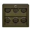WOLF Earth 6 Piece Watch Winder Olive 191641
