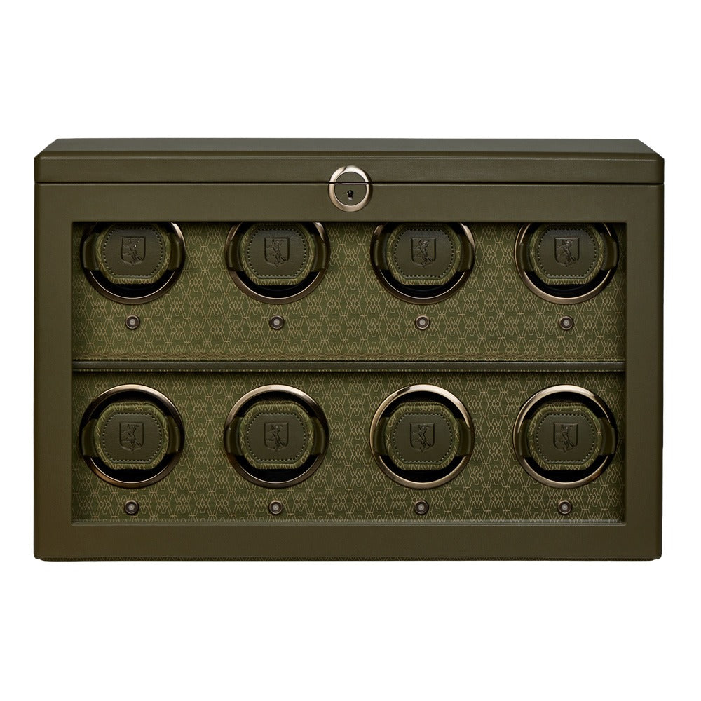 WOLF Earth 8 Piece Watch Winder Olive 191841
