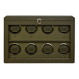 WOLF Earth 8 Piece Watch Winder Olive 191841