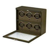 WOLF Earth 8 Piece Watch Winder Olive 191841