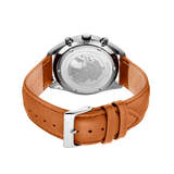 BERING Multifunction Leather Watch Green 40mm Green Dial Men's Watch 19240-508