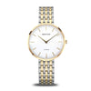 BERING Titanium Polished Gold 34mm White Dial Women's Watch 19334-010